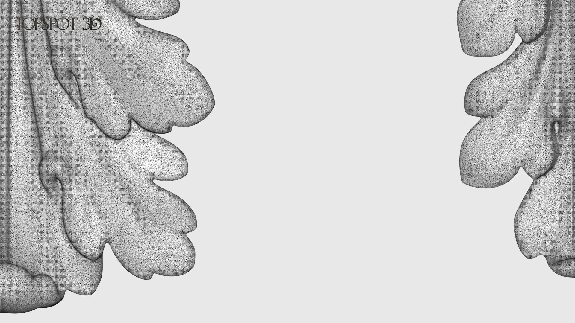 Bracket Leaves Collection 3D print model_30