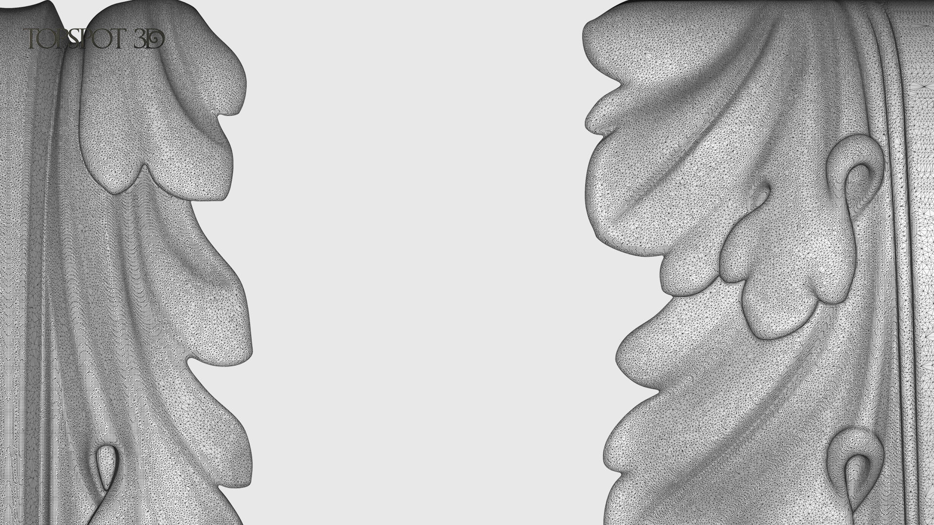 Bracket Leaves Collection 3D print model_29