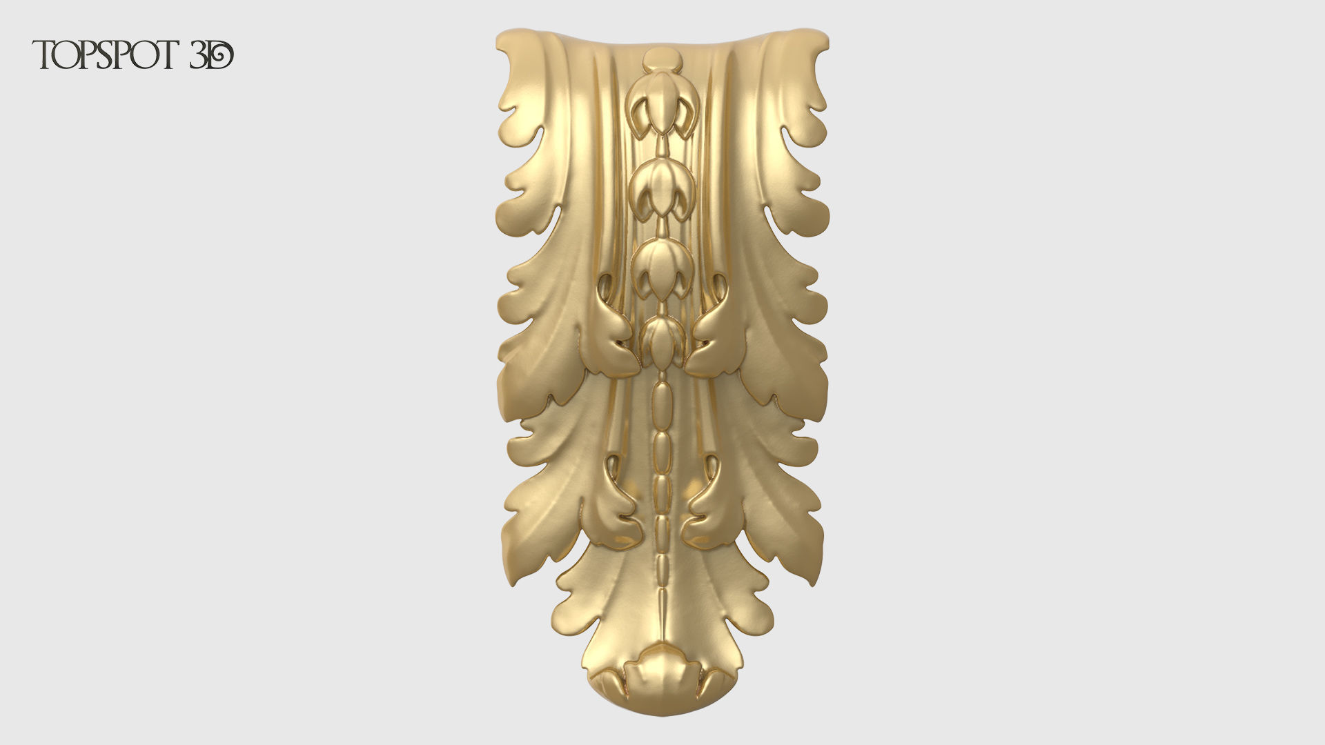 Bracket Leaves Collection 3D print model_13