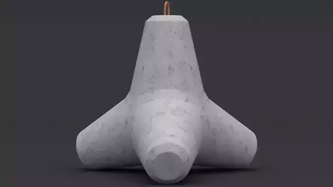 Concrete Tetrapod