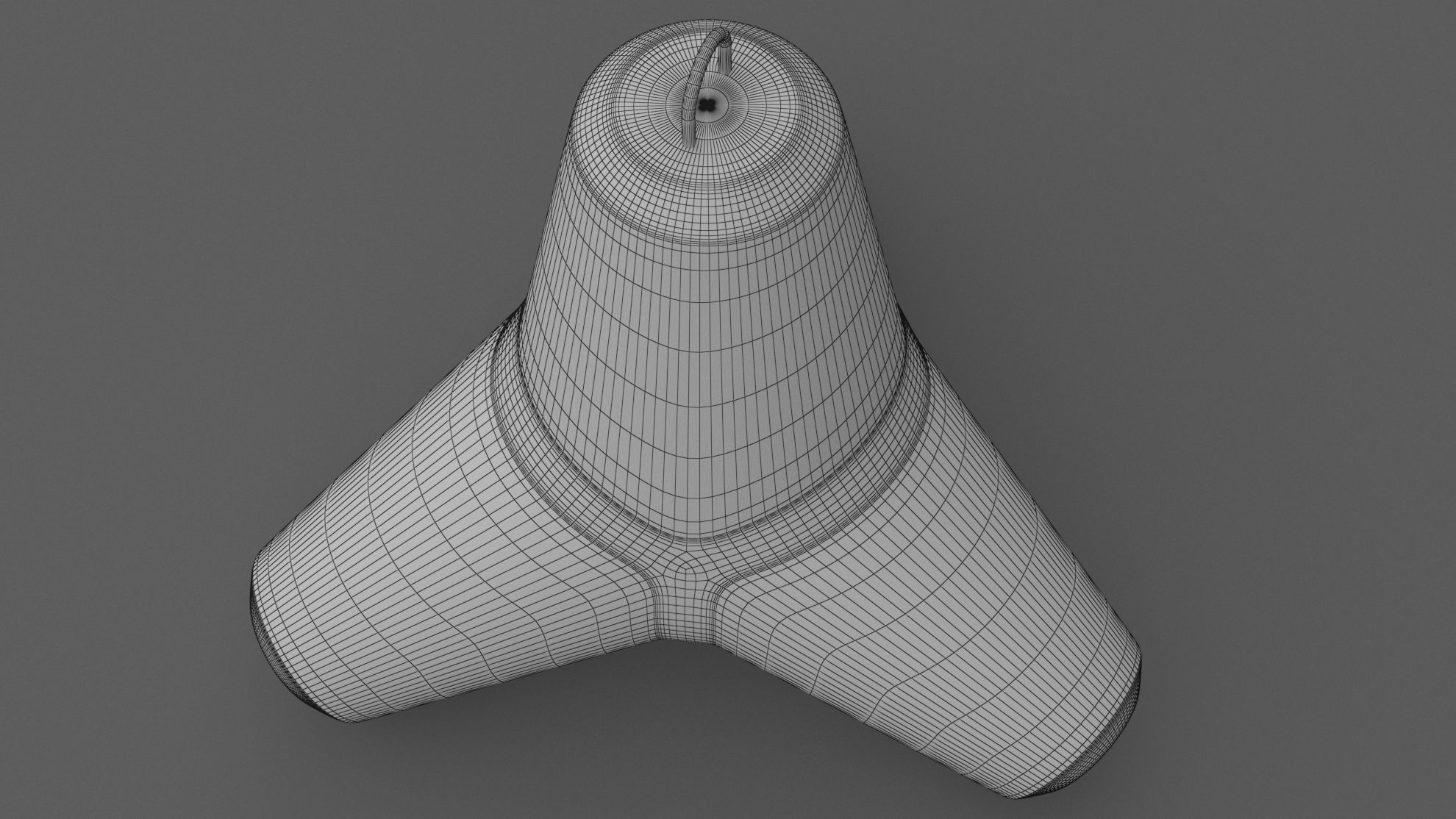 Concrete Tetrapod 3D model_7