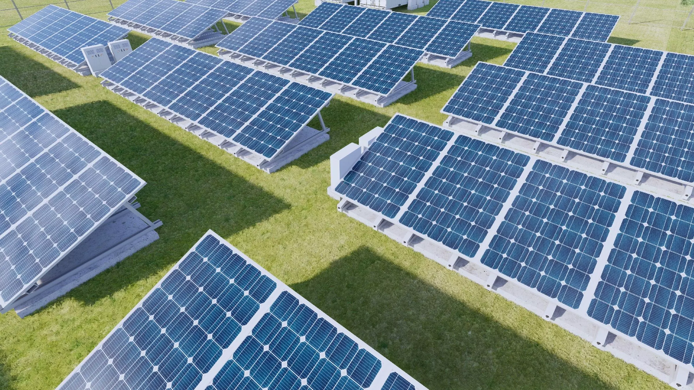 Solar Power Site 3D model
