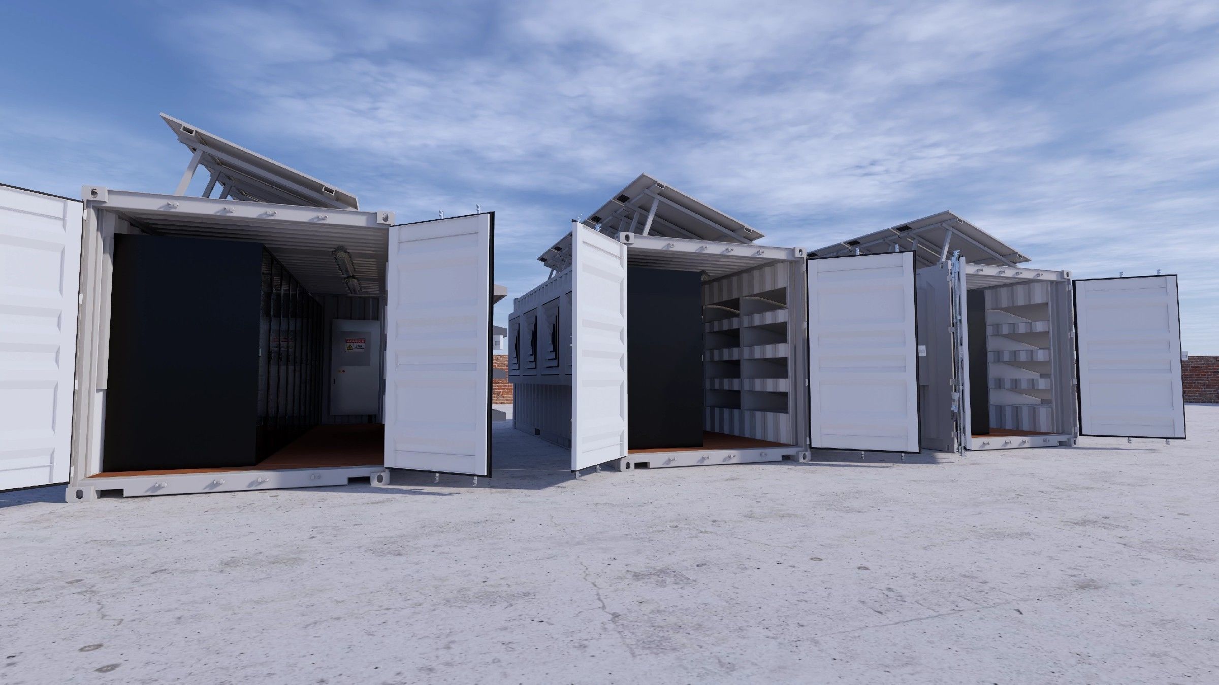 Container data center 3D model_5