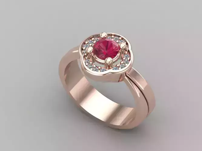 Women Rings 3DM Render Files Machine Ready 40