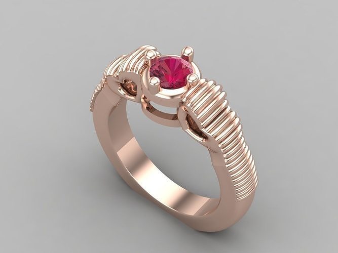 Women Rings 3DM Render Files Machine Ready 35 3D print model