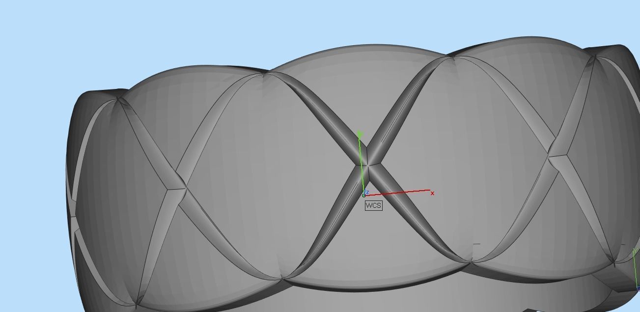 wedding ring 3D print model_27