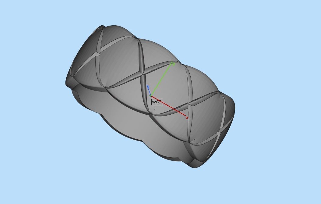 wedding ring 3D print model_25