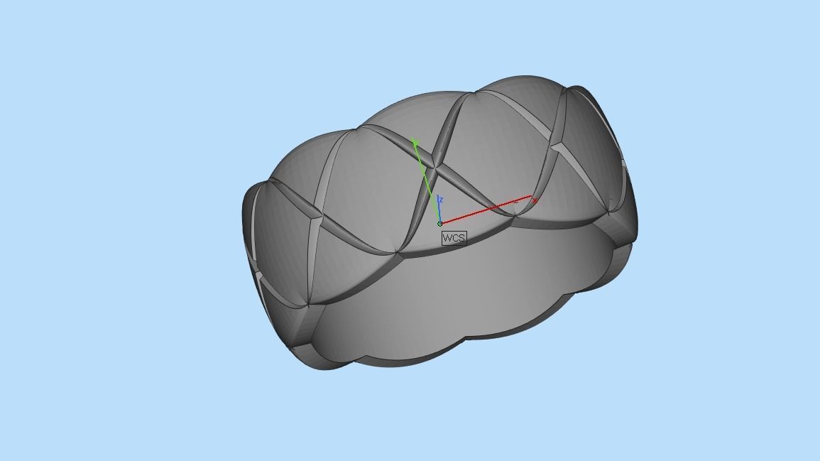 wedding ring 3D print model_22