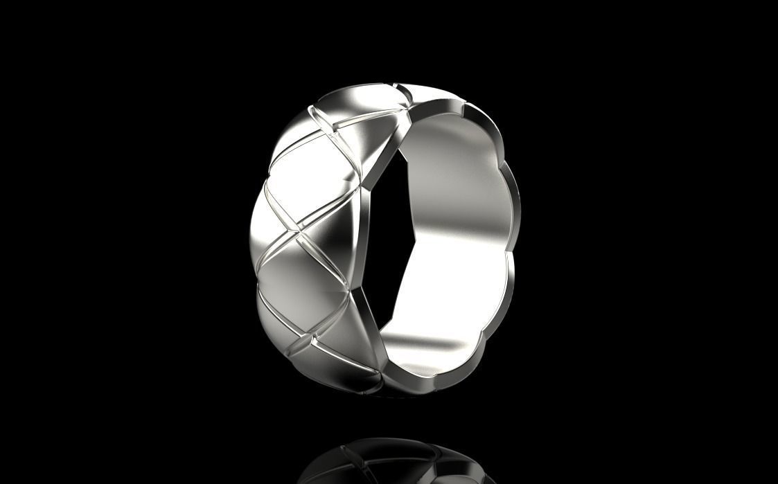 wedding ring 3D print model_11