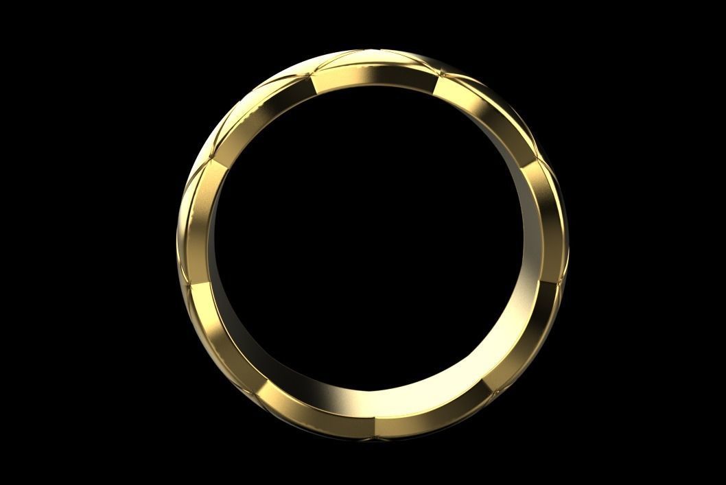 wedding ring 3D print model_7