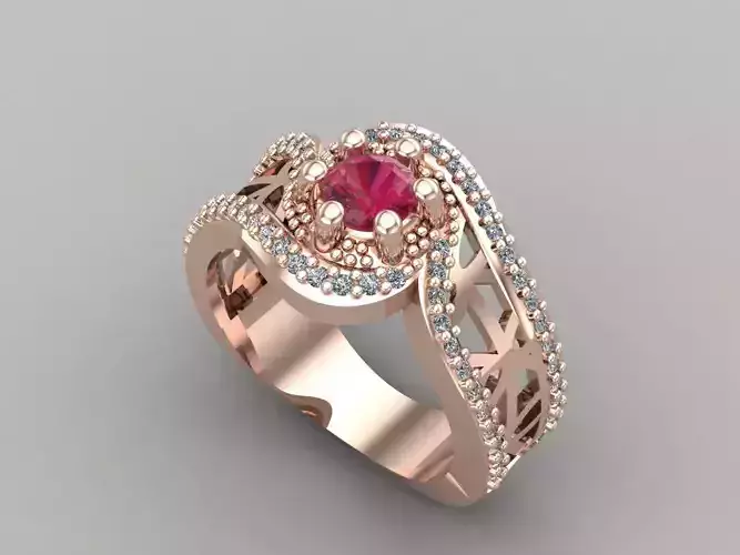 Women Rings 3DM Render Files Machine Ready 17