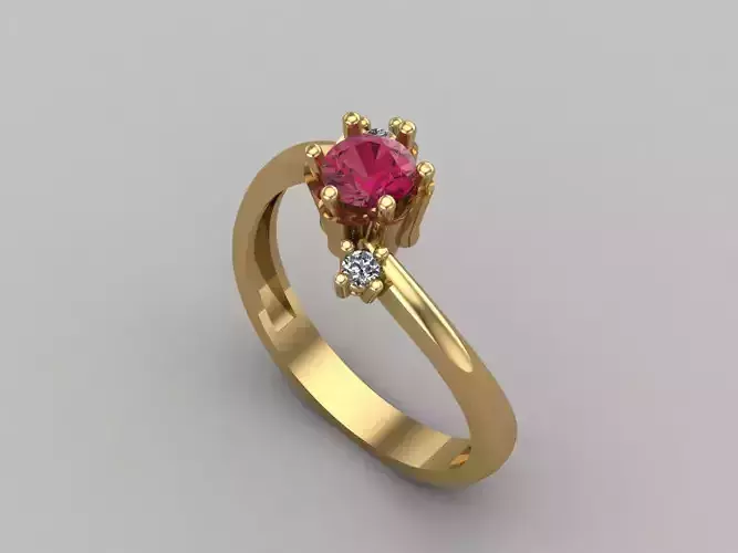 Women Rings 3DM Render Files Machine Ready 16