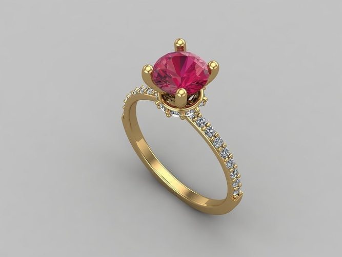 Women Rings 3DM Render Files Machine Ready 11 3D print model