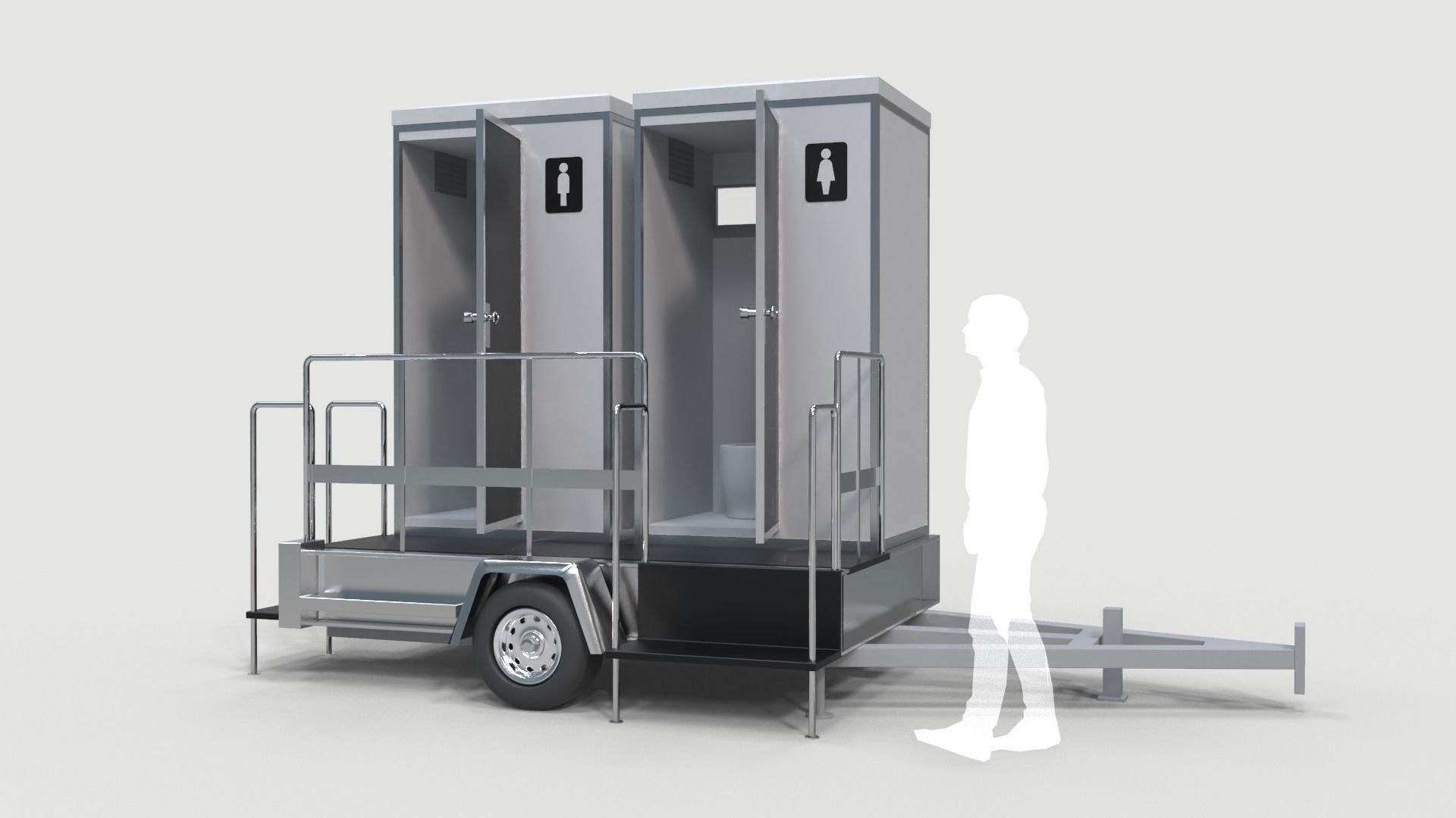 Portable Toilets 3D model_4