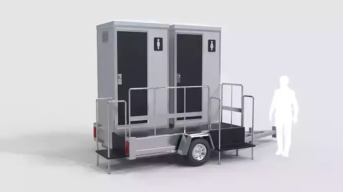 Portable Toilets 3D model