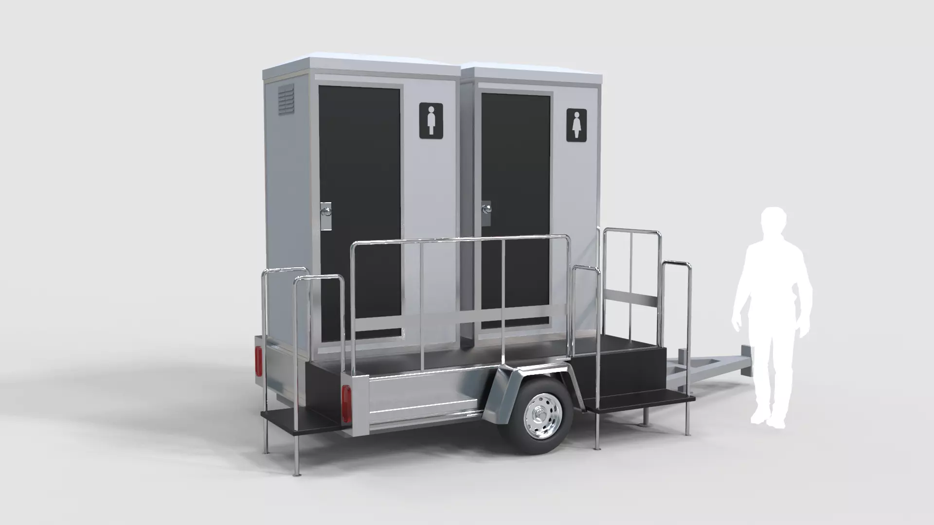 Portable Toilets 3D model_0