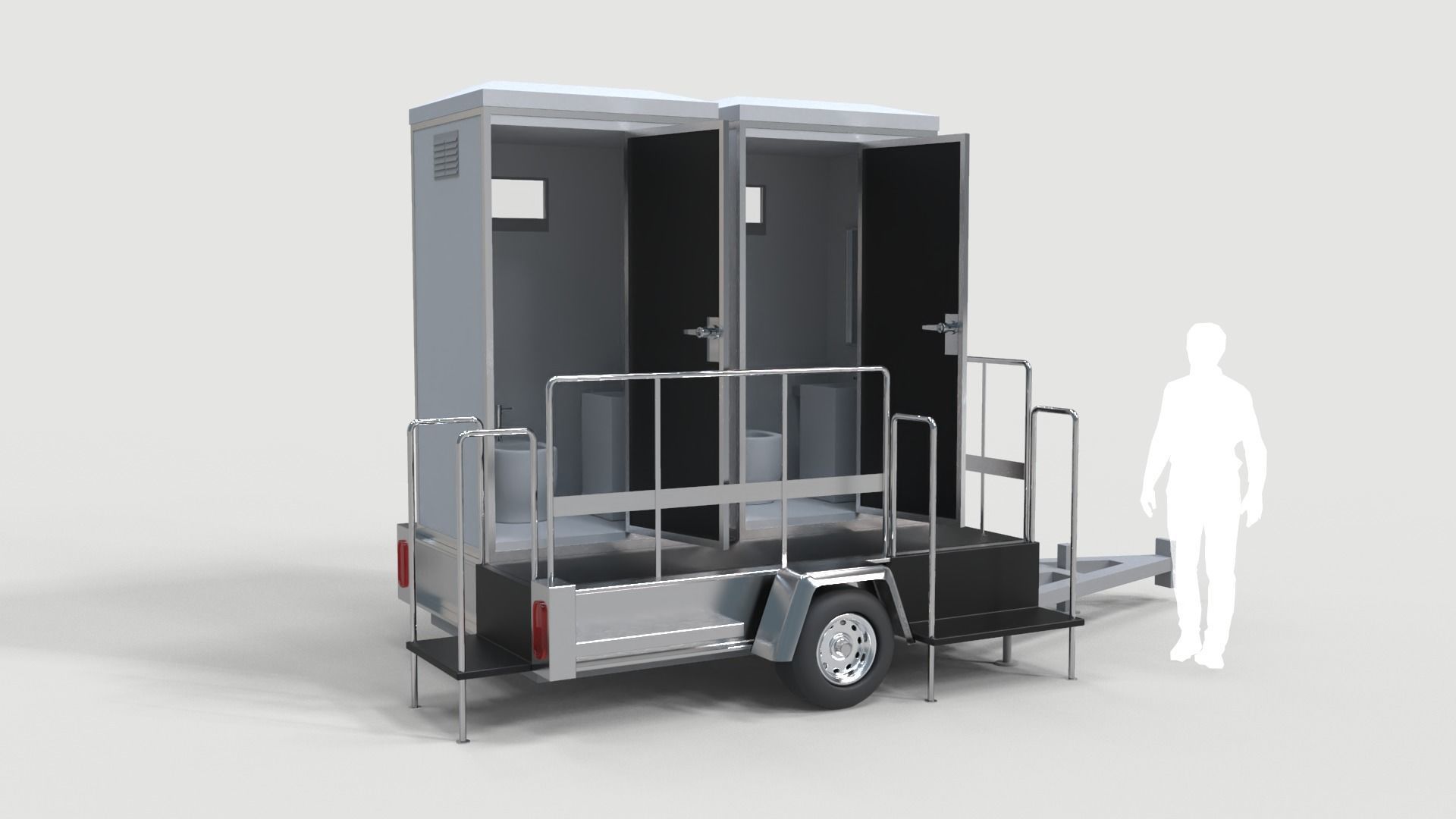 Portable Toilets 3D model_1