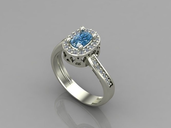 Women Rings 3DM Render Files Machine Ready 107 3D print model