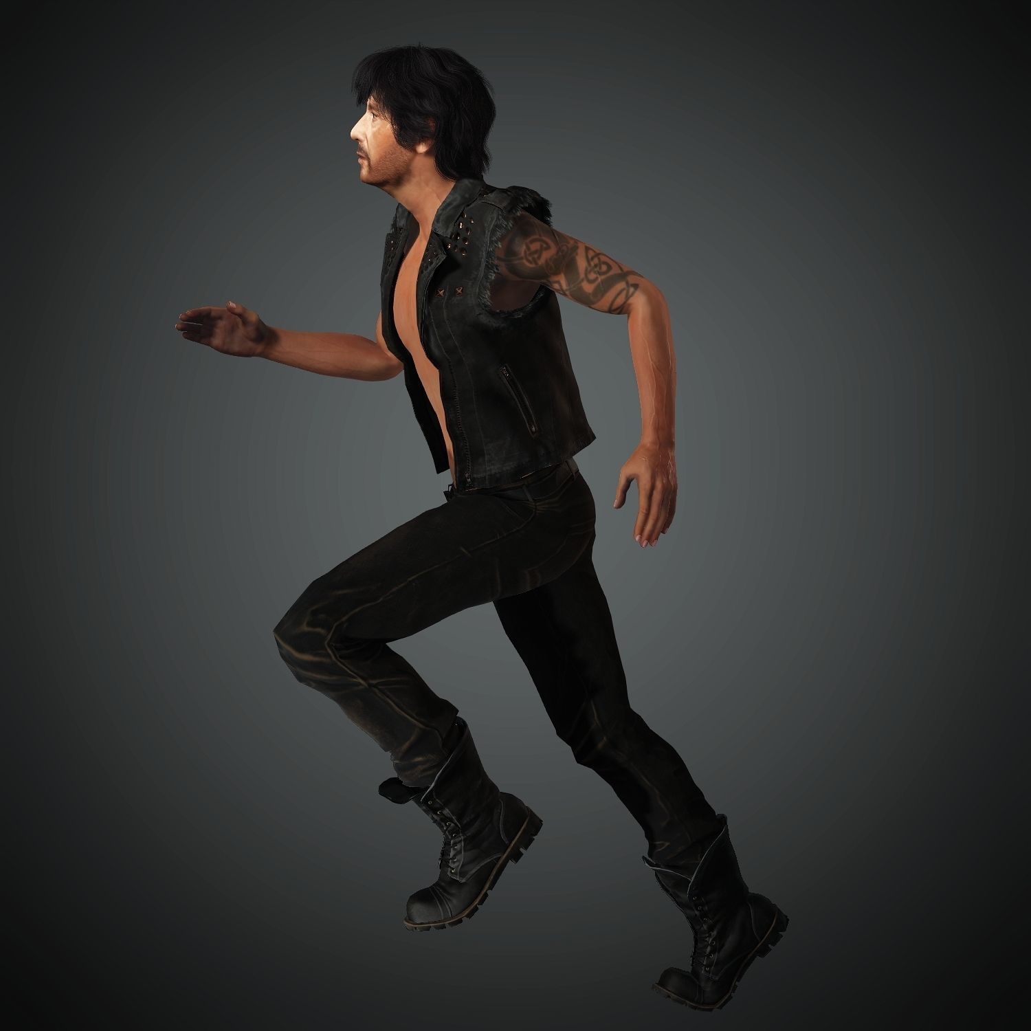 Rise Of Scarface Alpacino 3D Character Avatar CC Iclone Blender 3D model_7