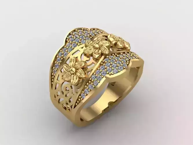 Mix Women Rings 3DM Render Files Machine Ready 70