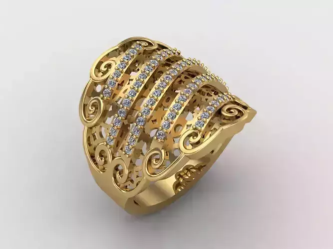 Mix Women Rings 3DM Render Files Machine Ready 67