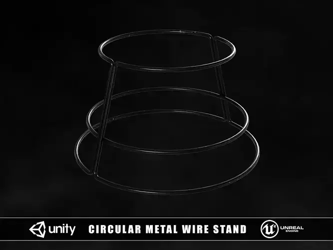 Circular Metal Wire Stand