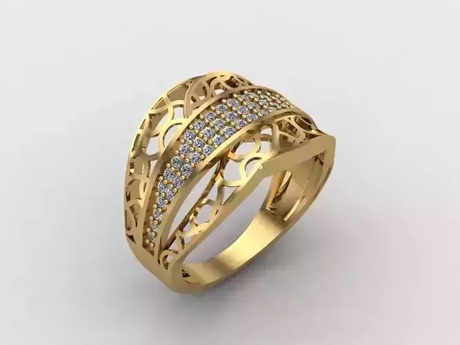 Mix Women Rings 3DM Render Files Machine Ready 63