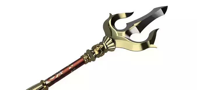 Gerudo Spear STL Files Legend of Zelda Breath of the Wild 3D print model