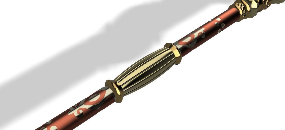 Gerudo Spear STL Files Legend of Zelda Breath of the Wild 3D print model_1