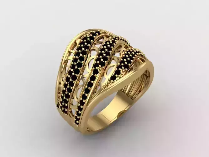 Mix Women Rings 3DM Render Files Machine Ready 56