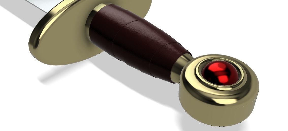 LINK Basic Sword STL Files Legend of Zelda Windwaker 3D print model_3