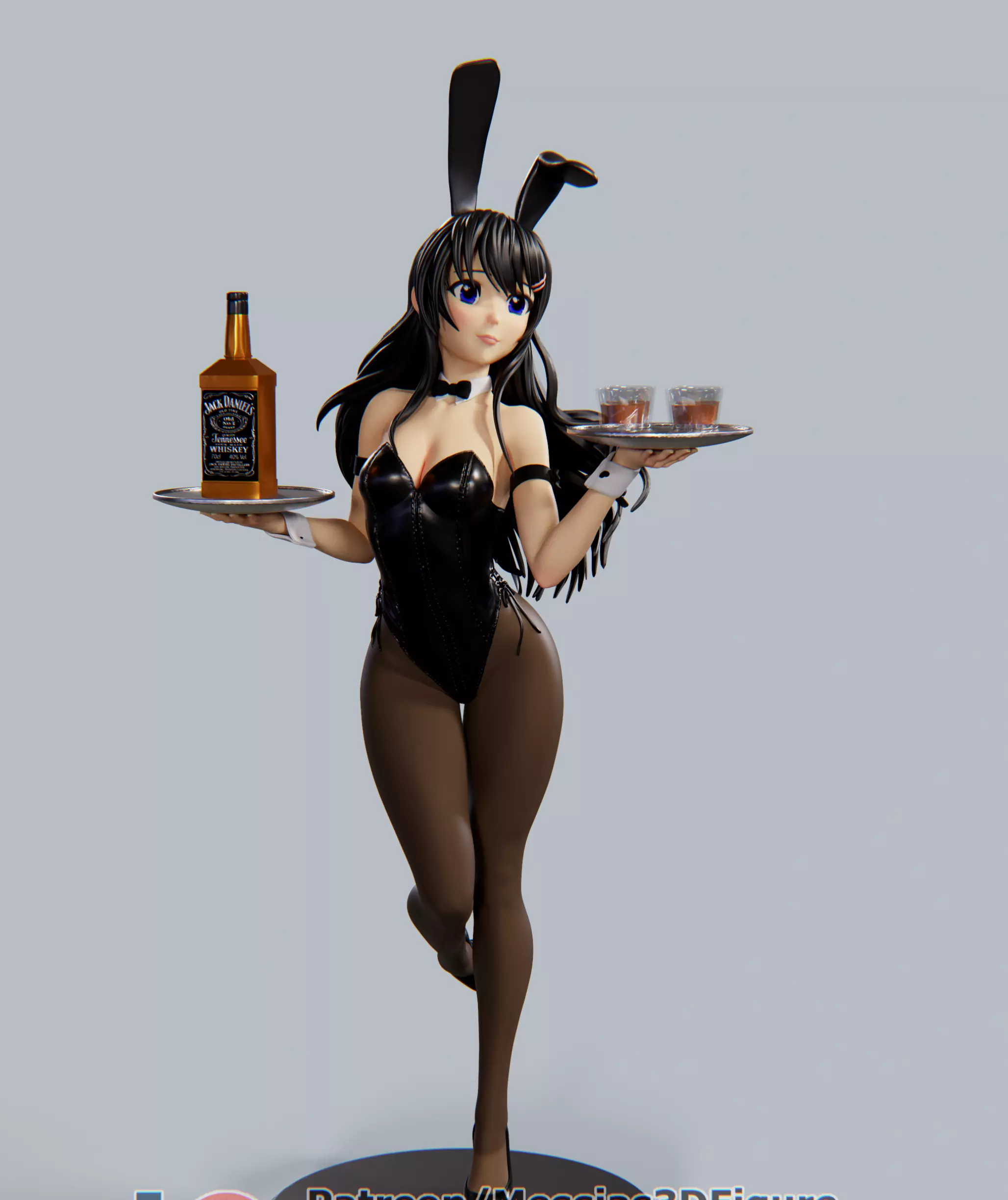 Bunny Girl 3D print model_0