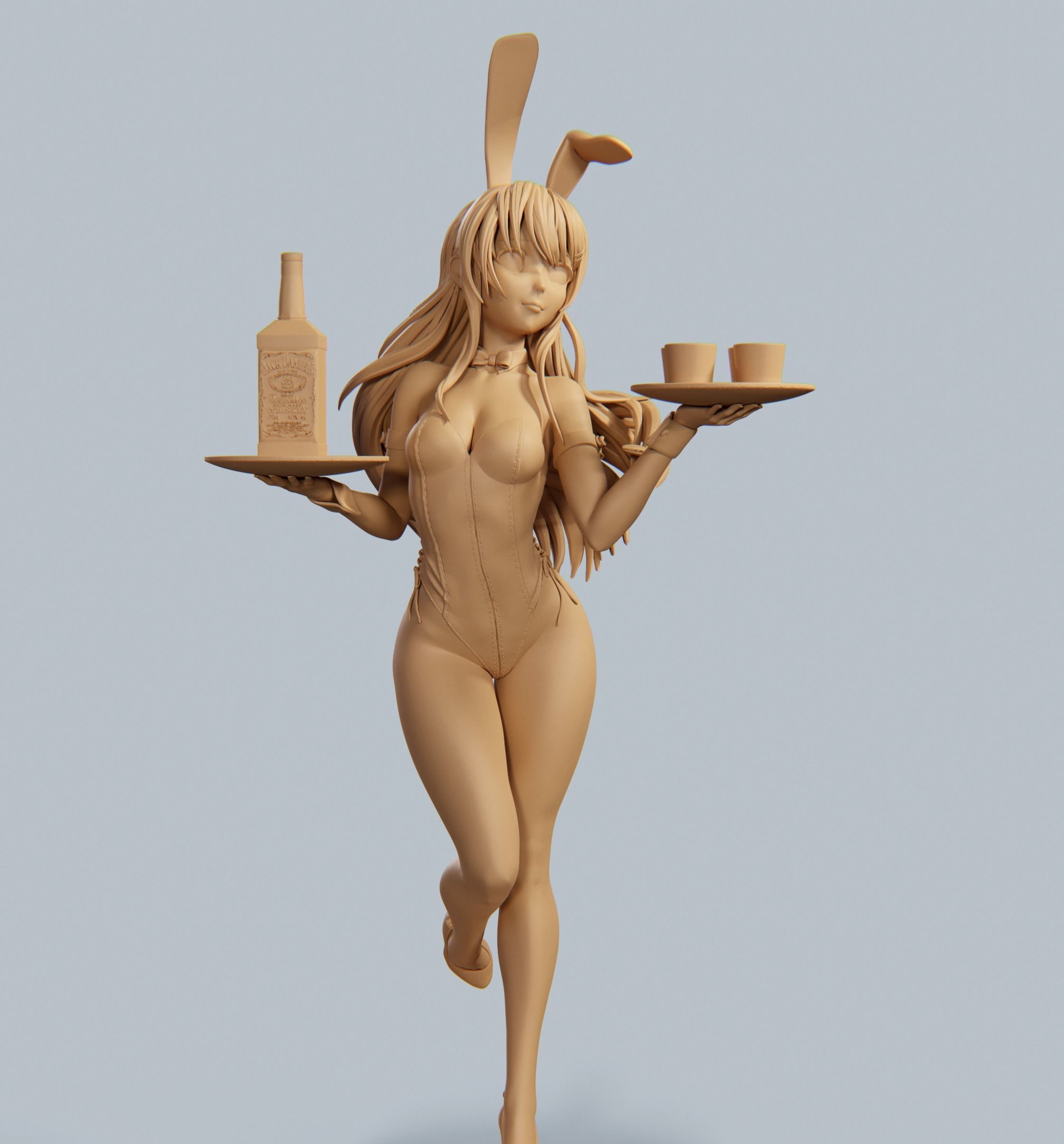 Bunny Girl 3D print model_7