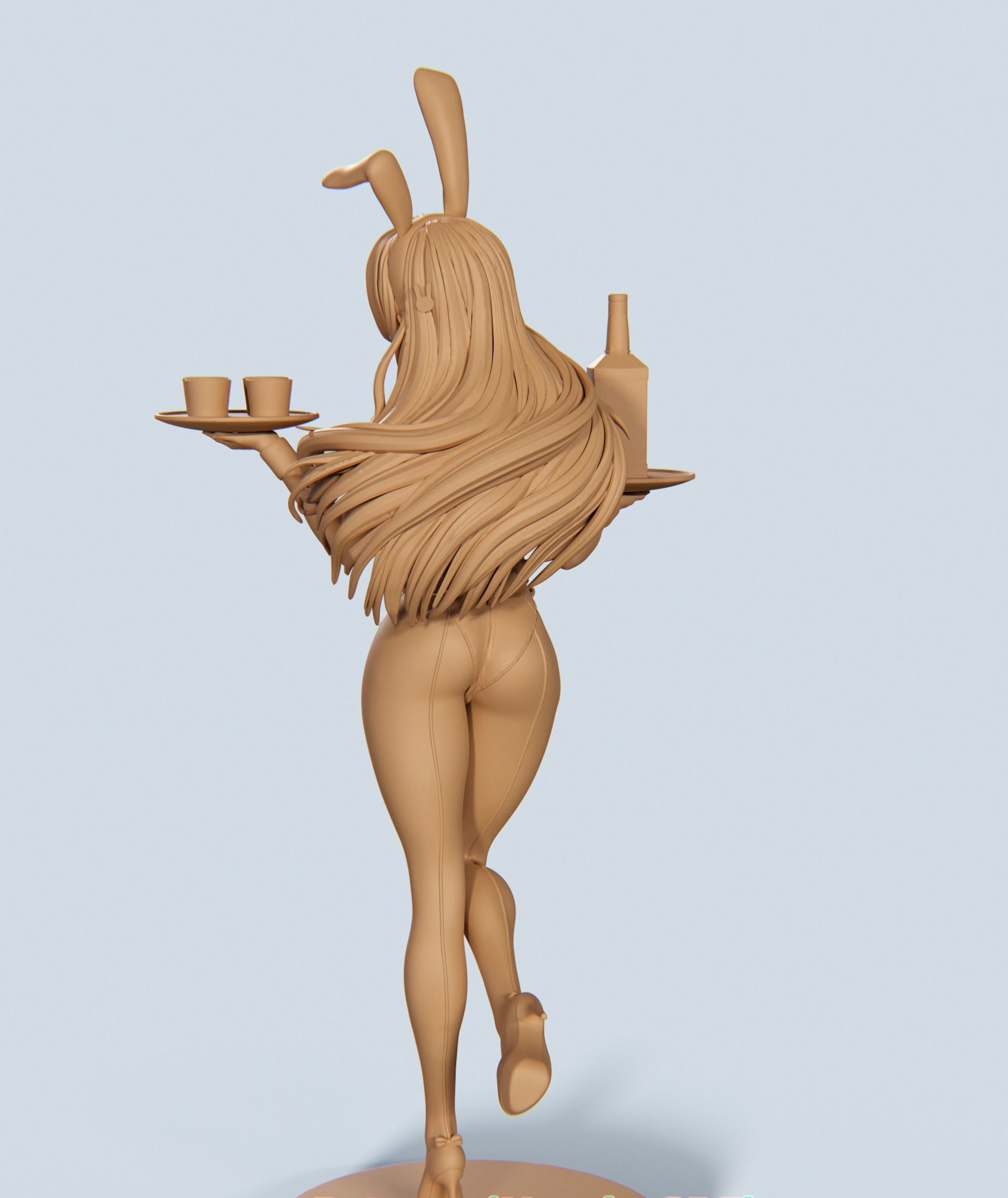 Bunny Girl 3D print model_5