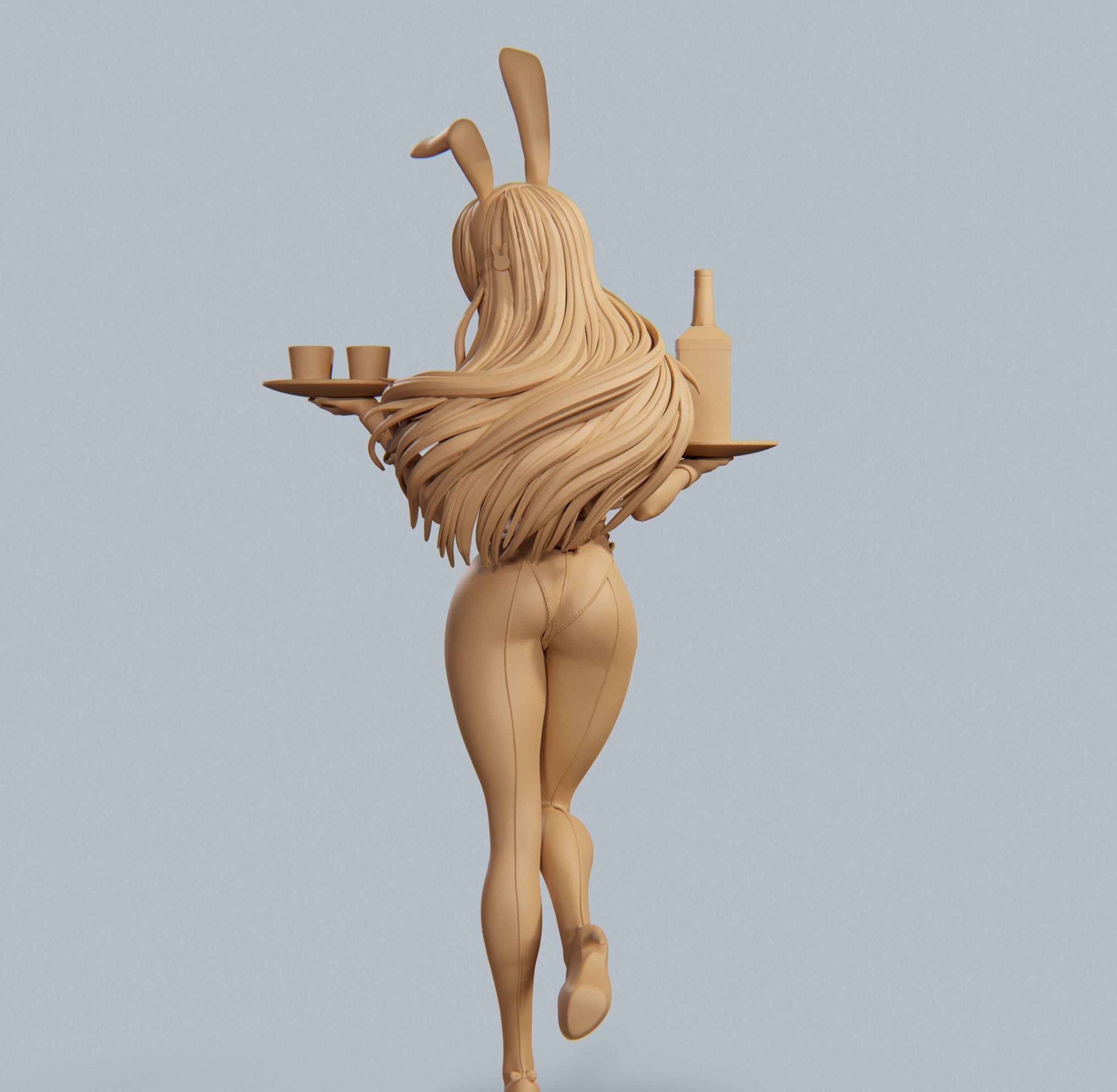 Bunny Girl 3D print model_8