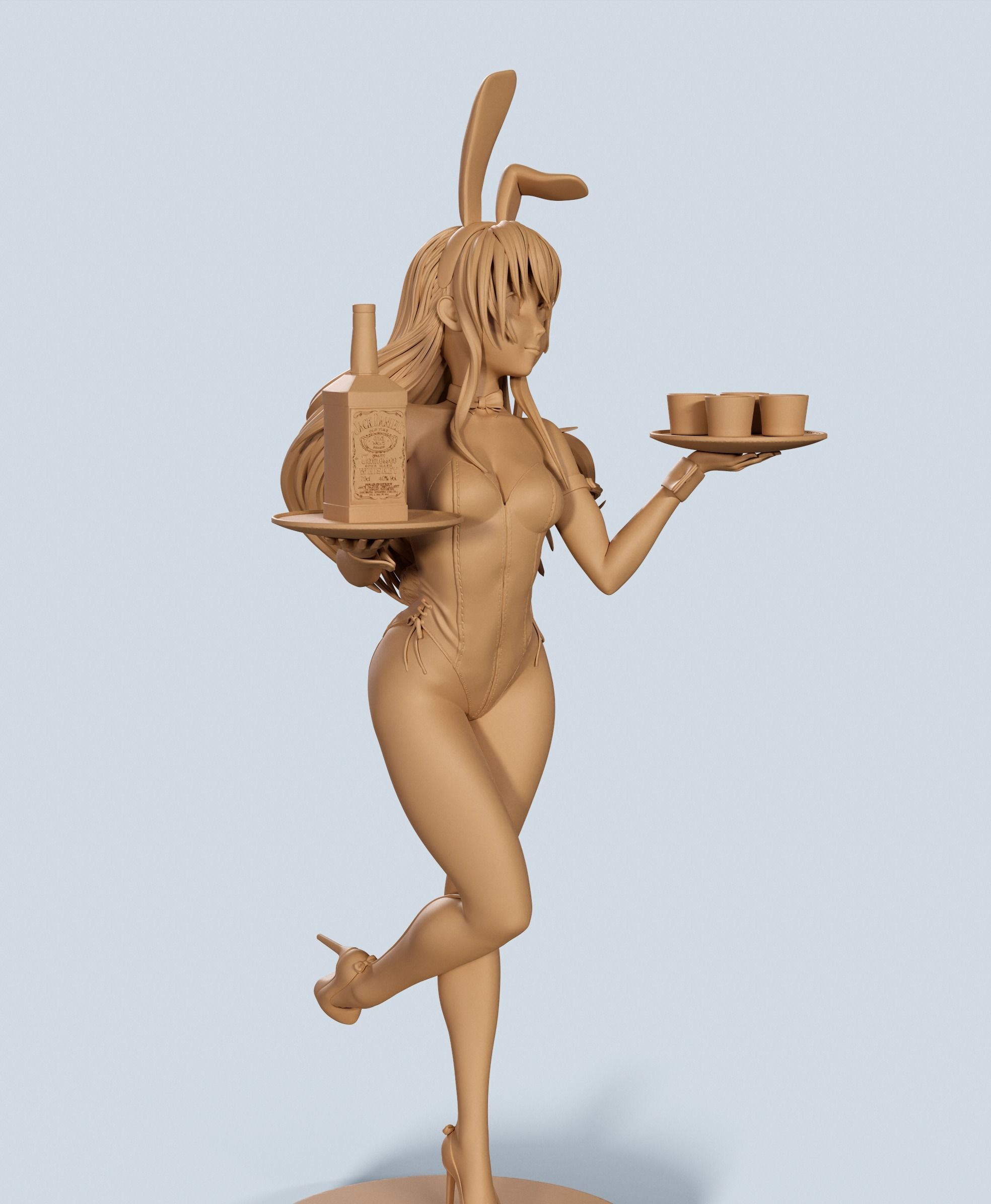 Bunny Girl 3D print model_3