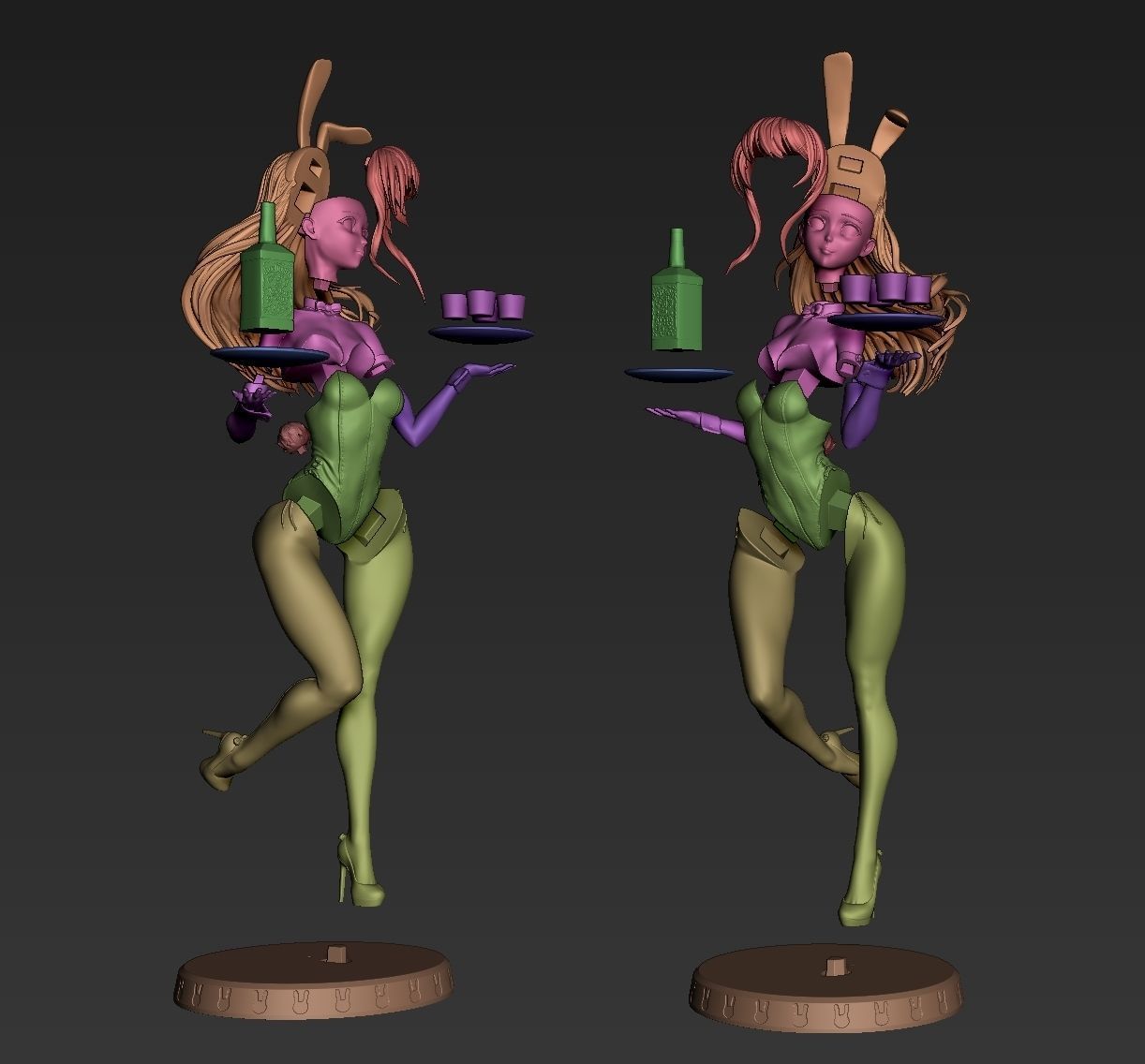 Bunny Girl 3D print model_1