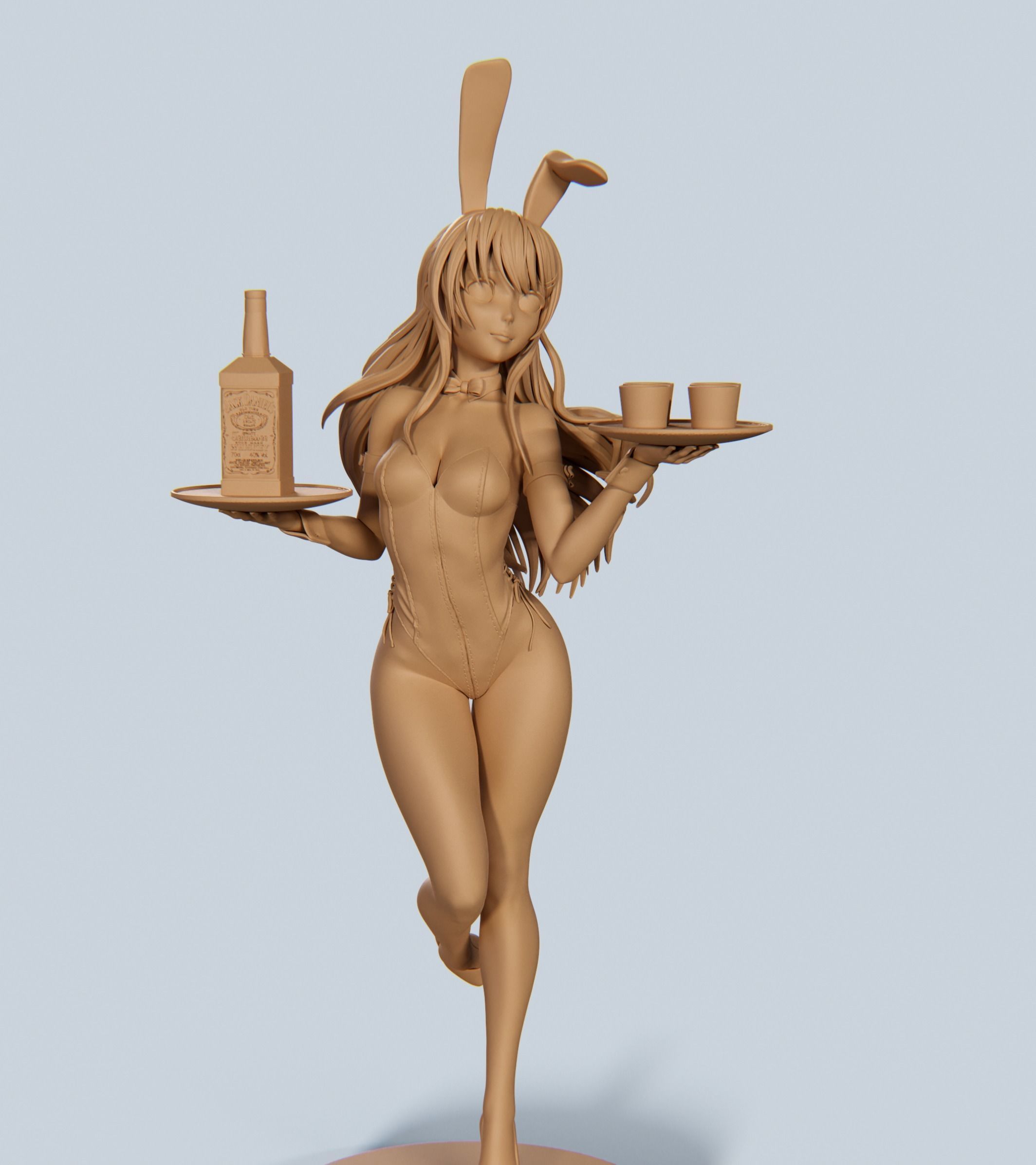 Bunny Girl 3D print model_2