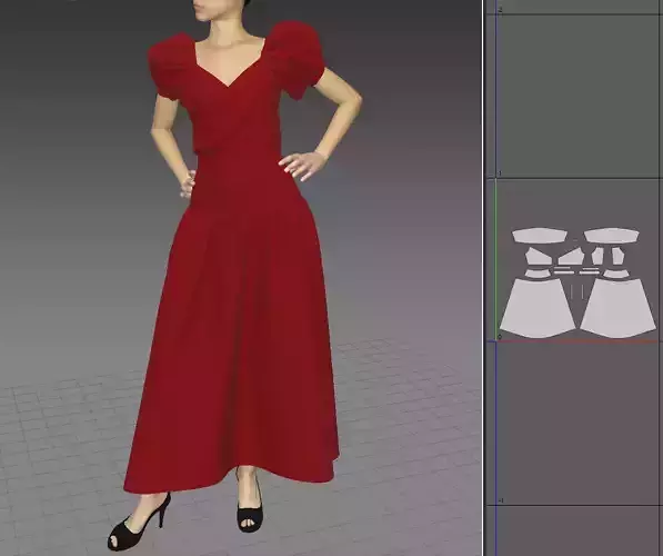 dress-Marvelous Designer