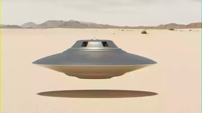 UFO - Bob Lazar Sport Model 3D model