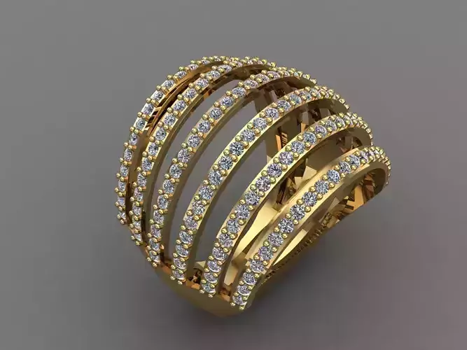 Mix Women Rings 3DM Render Files Machine Ready 40