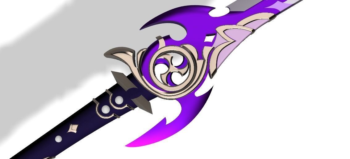 Mistsplitter Reforged STL Files Genshin Impact 3D print model_2