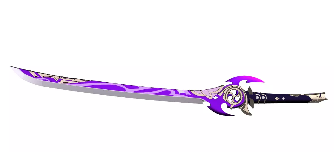 Mistsplitter Reforged STL Files Genshin Impact 3D print model_0