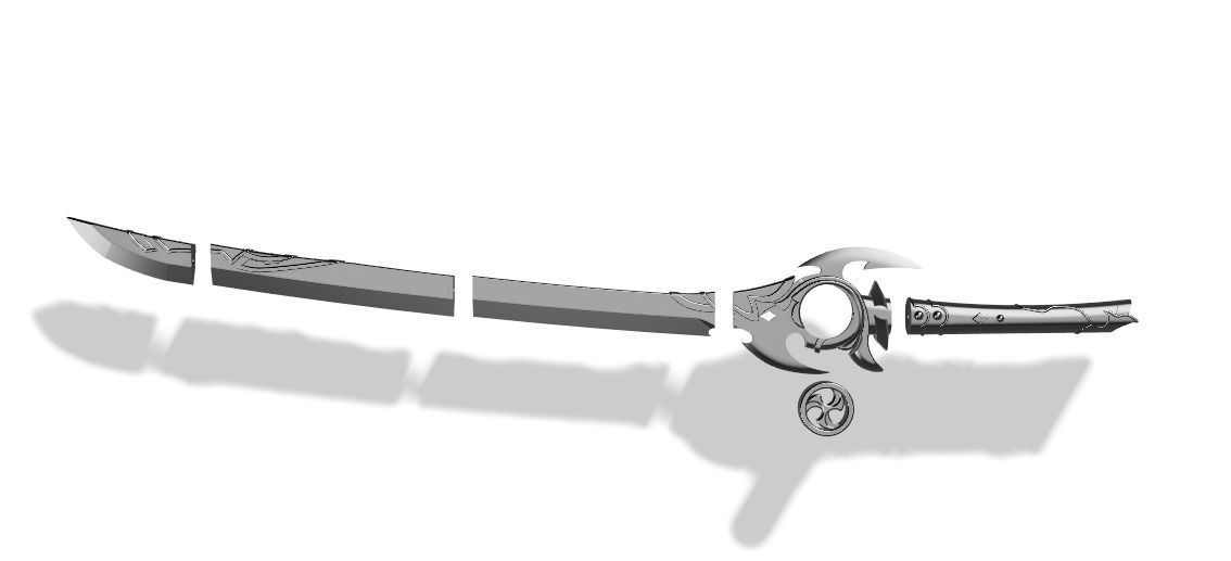 Mistsplitter Reforged STL Files Genshin Impact 3D print model_1