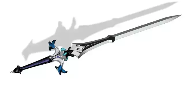 Sacrificial Sword STL Files Genshin Impact
