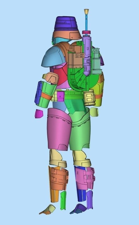 Sith Imperial Trooper Full Size Props STL Files 3D print model_1