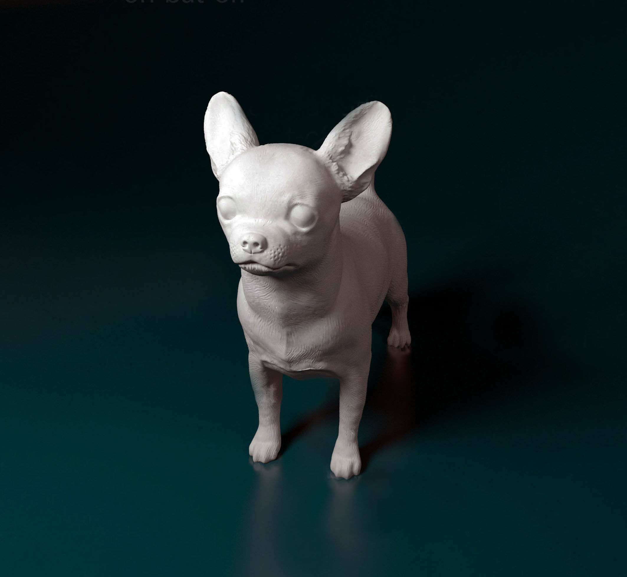 Chihuahua dog 3D print model_3
