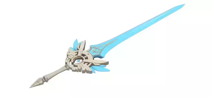 Skyward Blade STL Files Genshin Impact