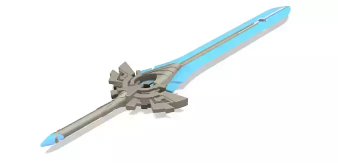 Skyward Pride STL Files Genshin Impact