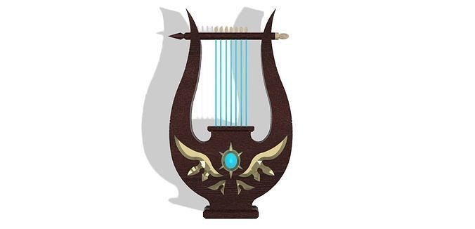 Venti Lyre STL Files Genshin Impact  3D print model
